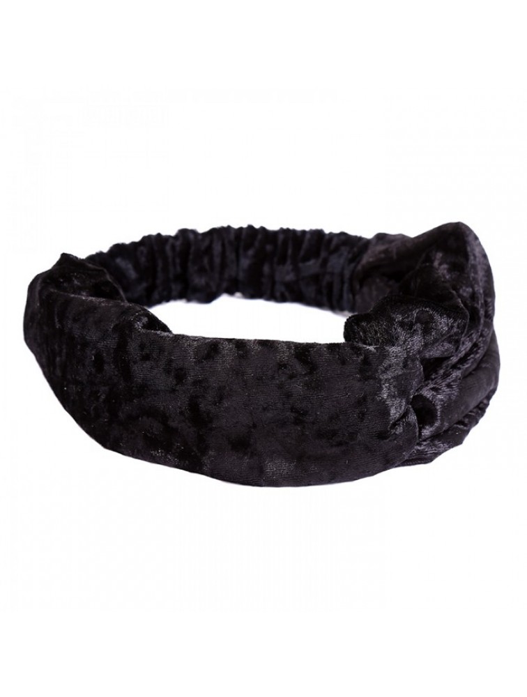 SHE CLOTHES Headband Sweet Velvet Black